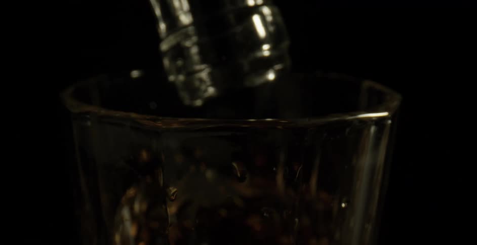 The glass is ready for a drink