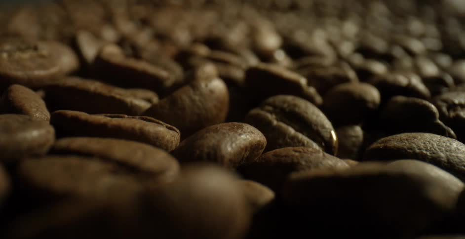 A large collection of coffee beans