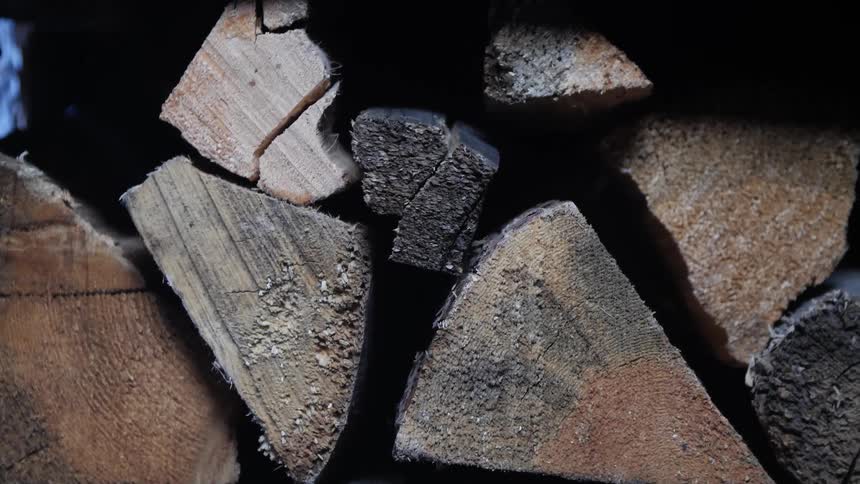 Various shapes of wood sit next to each other
