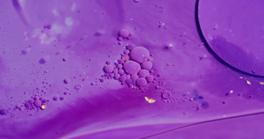 The purple colors are swirling