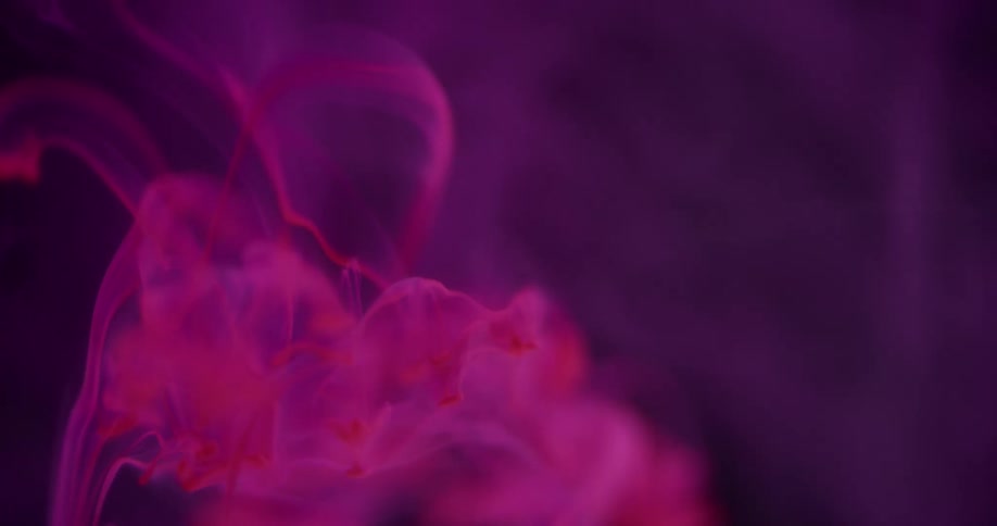 Pink dye mixing in liquid