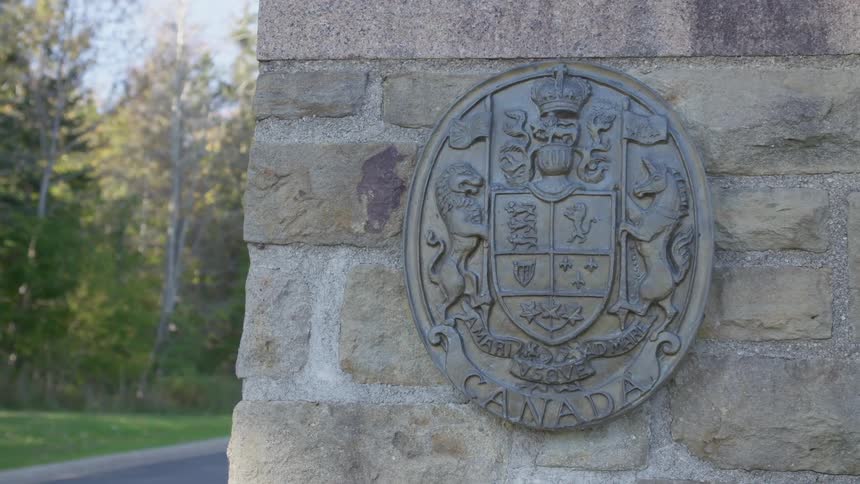 The royal coat of arms of canada