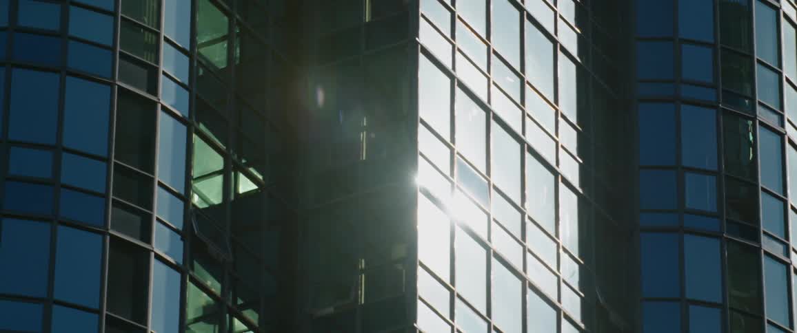 Exterior view of the office building