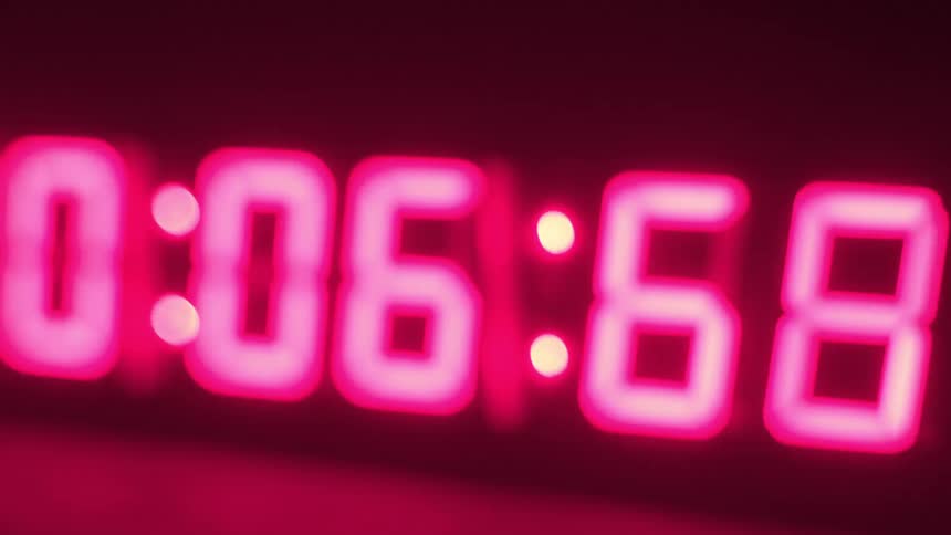The clock is counting down