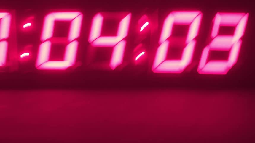 The camera shaking with increasing violence as a red led timer counts down to zero