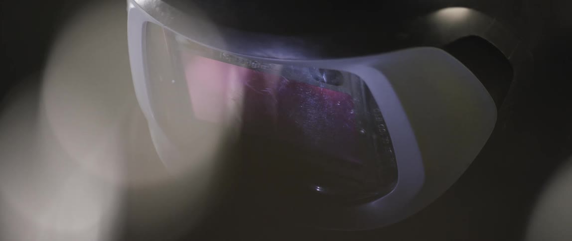 Close up of virtual reality glasses