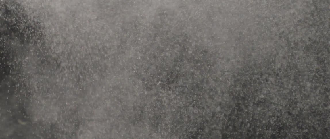 View looking in to space and then snow blows in