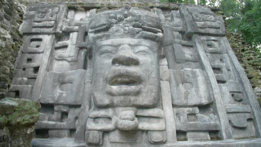 Lamanai archaeological reserve north of belize in orange walk district