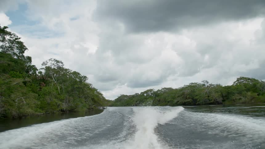 Waves in a river