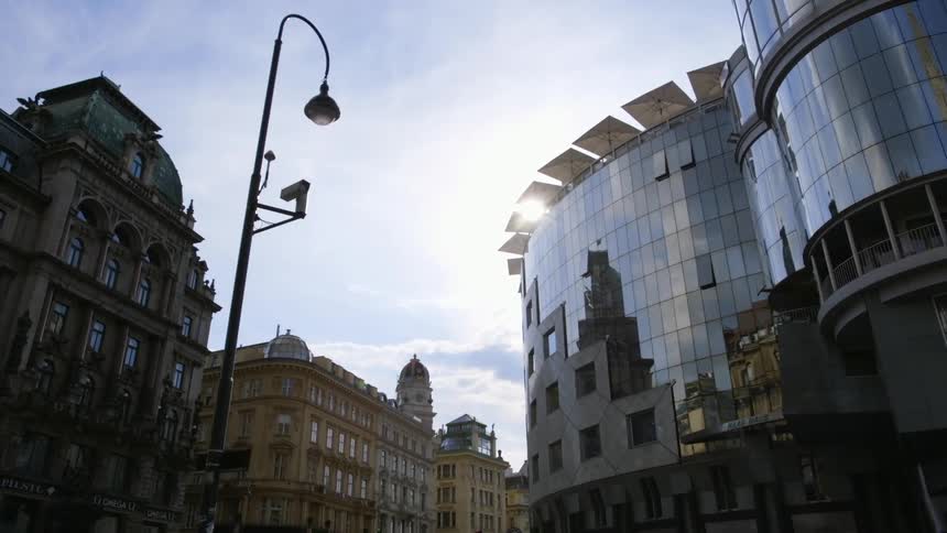 Office buildings in a city