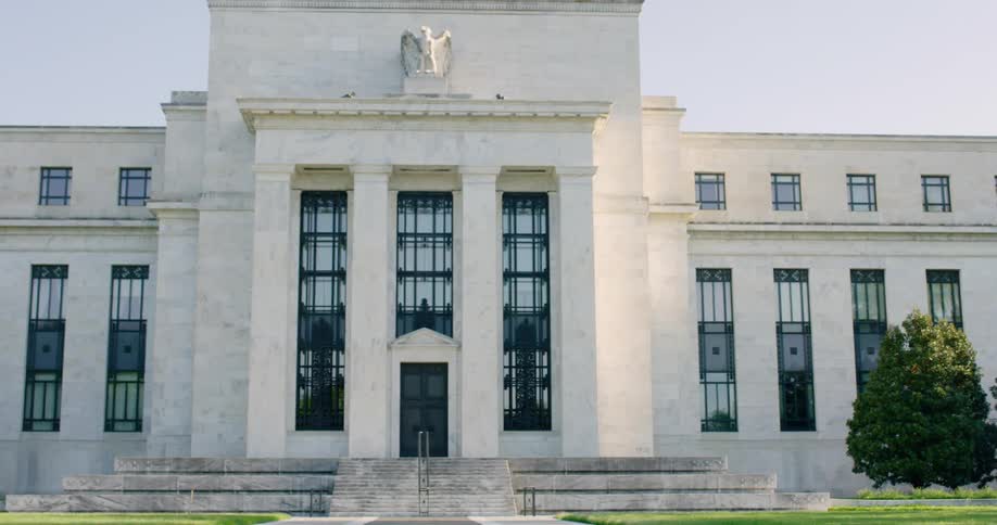 The US Federal Reserve Building in Washington DC