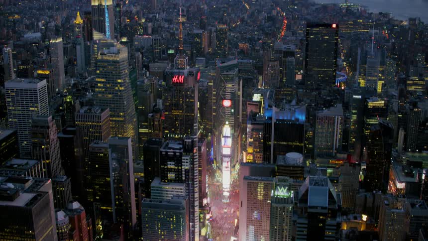 Buildings in a city