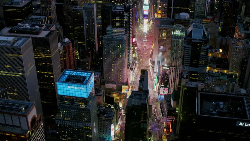 Buildings in a city street