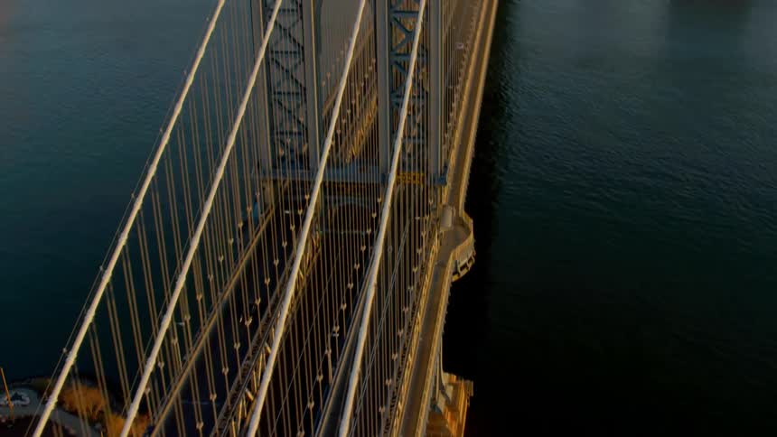 A bridge heading in to the city