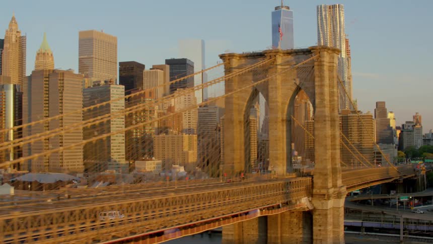 A bridge heading in to the city