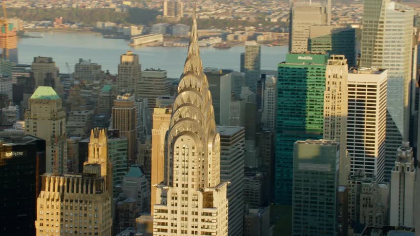 Skyscrapers in a city