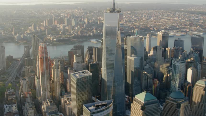Skyscrapers in a downtown area