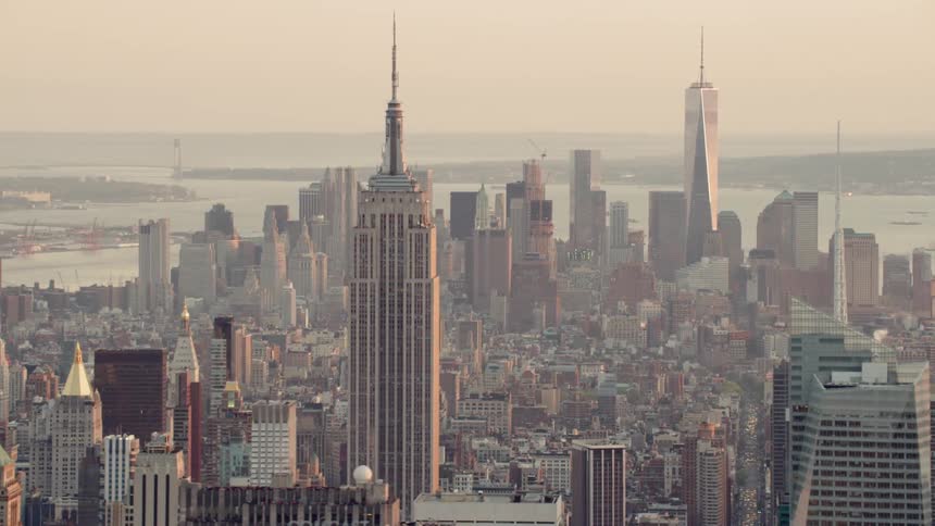 High rise buildings in a city