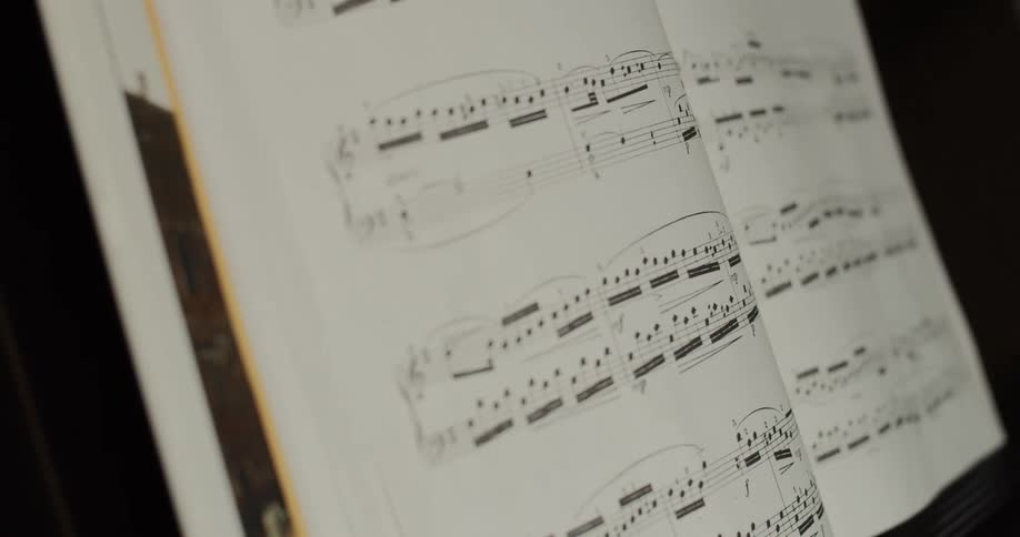 A book of music notes
