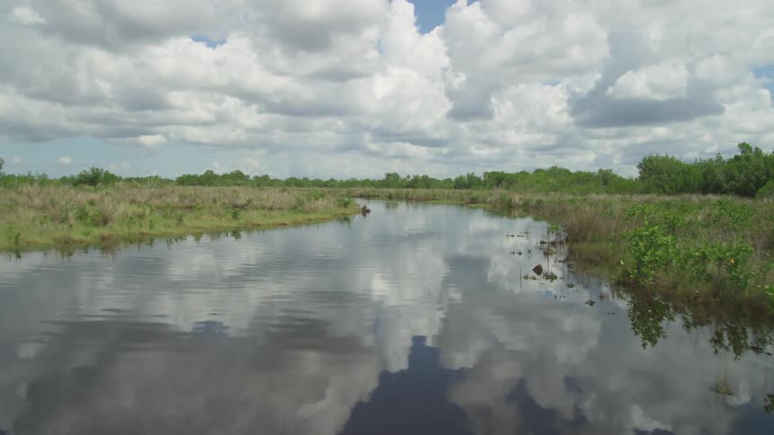 A river winds through the wilderness