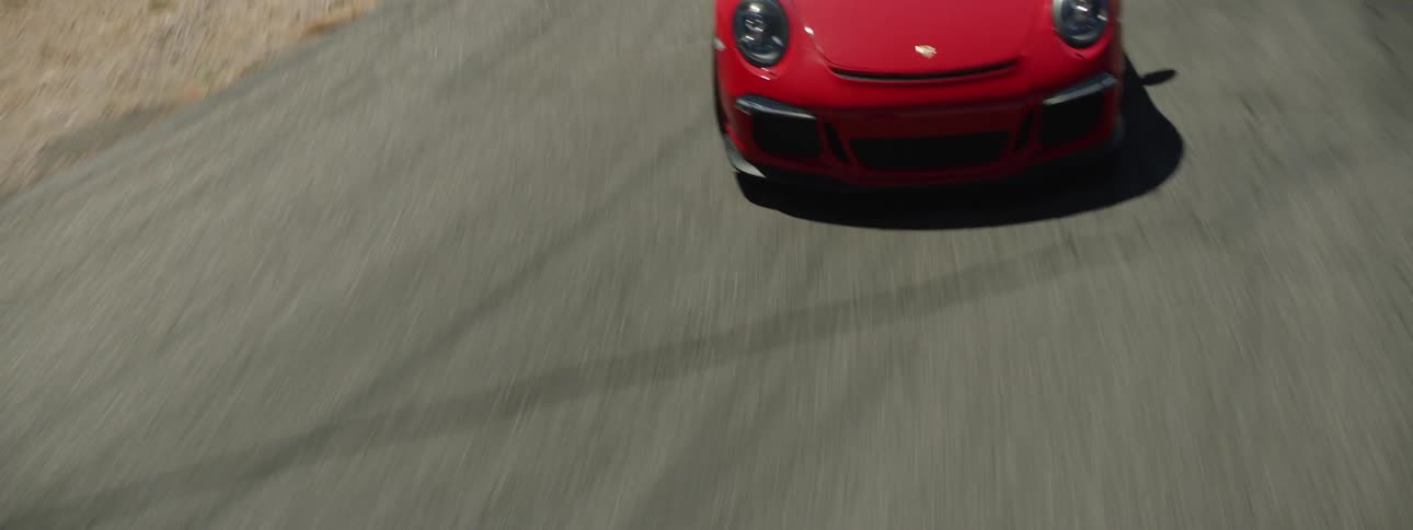 A person races their car