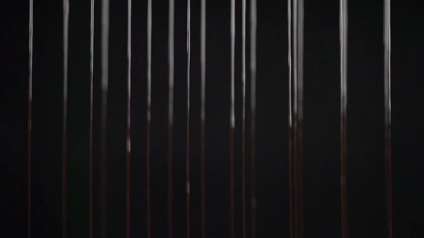 A metal fence outside