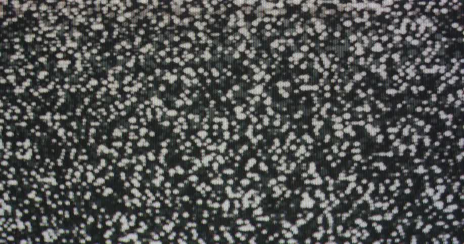 A screen with nothing but black and white on it