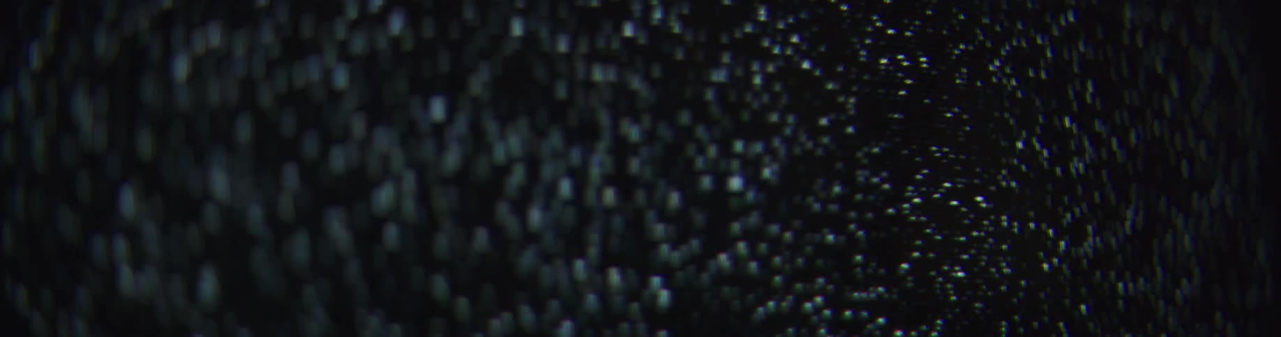 A broken television screen that is just all fuzzy