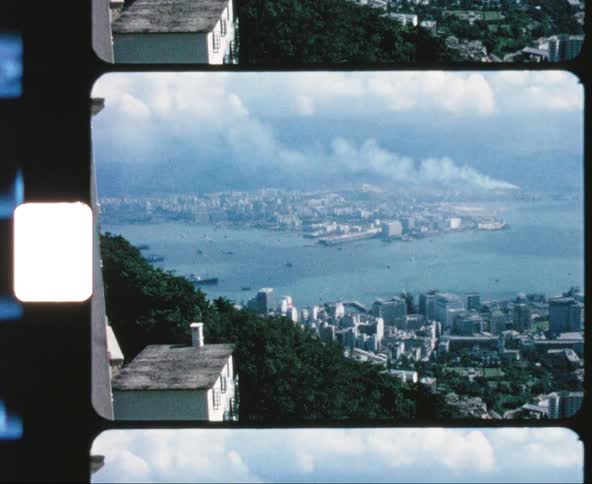 Boats move about in a bay near a large urban downtown city