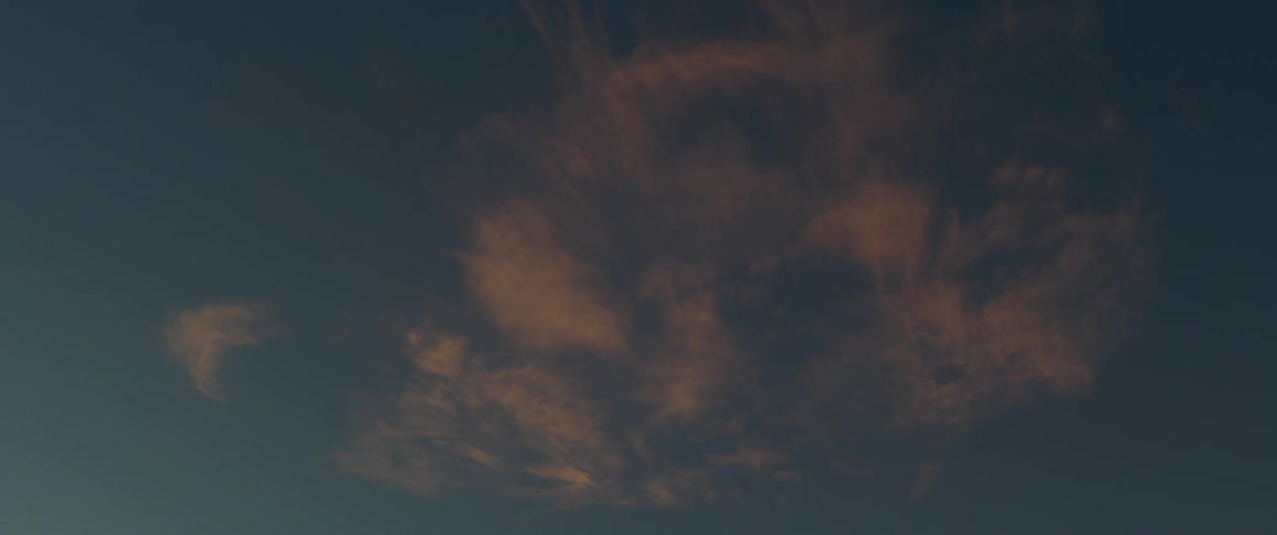 A blue sky with clouds