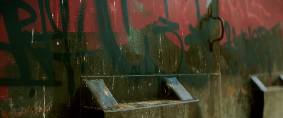 Graffiti in a city