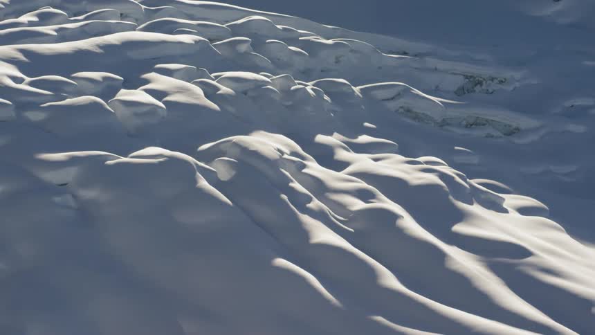 A snow covered mountain