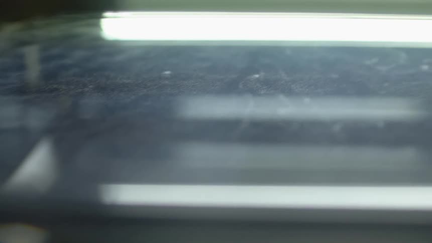 Black white and gray colors that look like glass in a factory