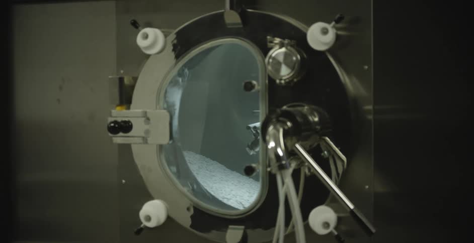 The machine works with the product