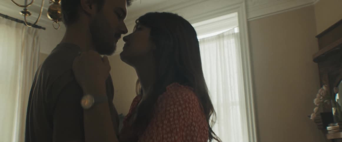 Man and woman dance together
