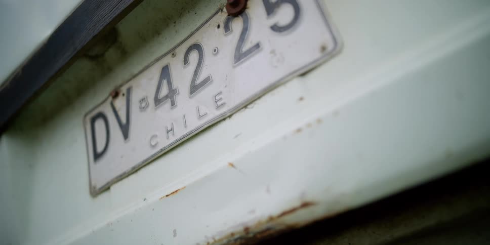 A Chilean license plate
