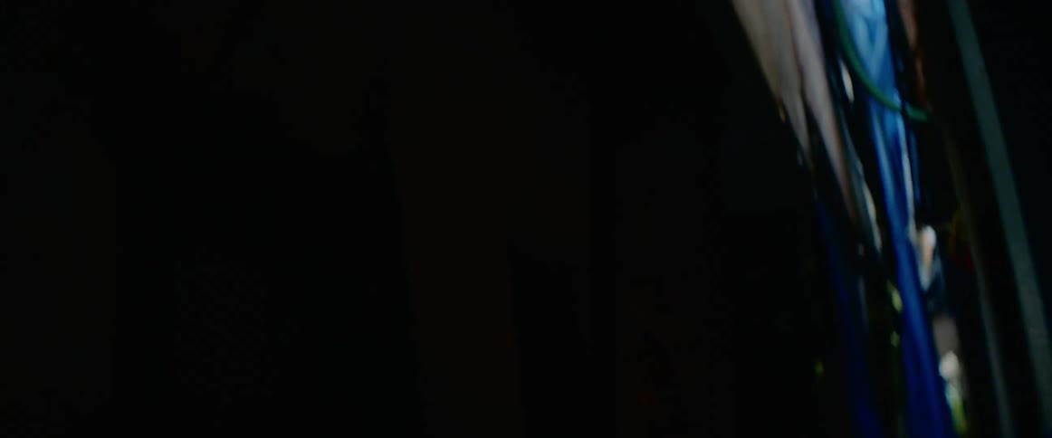 A black man in a building