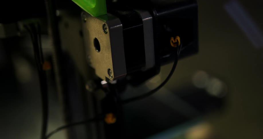 A machine with wires indoors