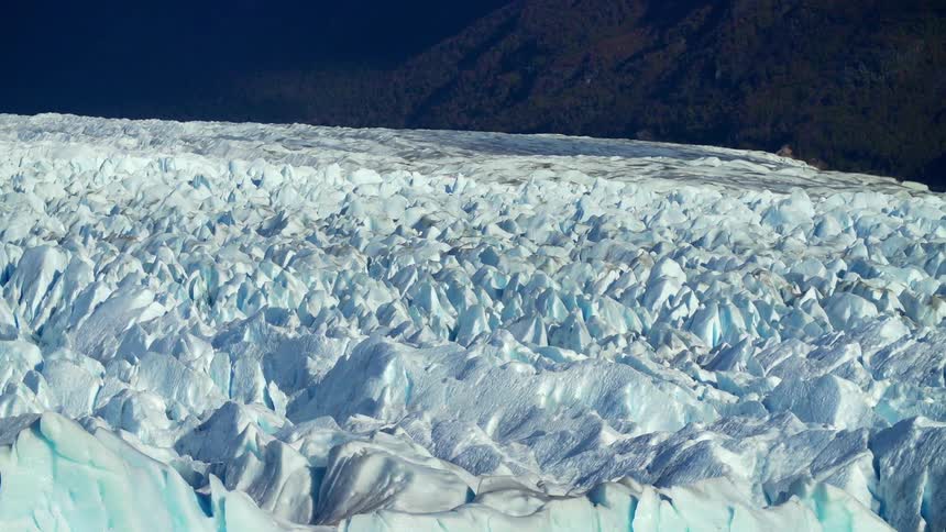 Landscape view of ice caps