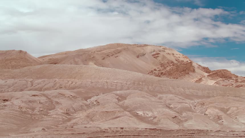 View of a rocky desert