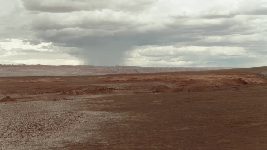 A view of a desert is displayed