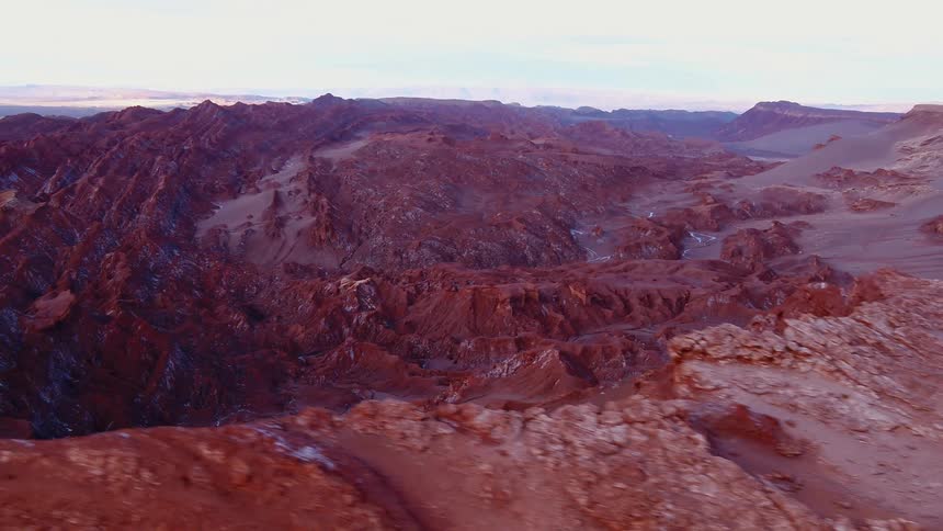 Landscape view of an area with canyons