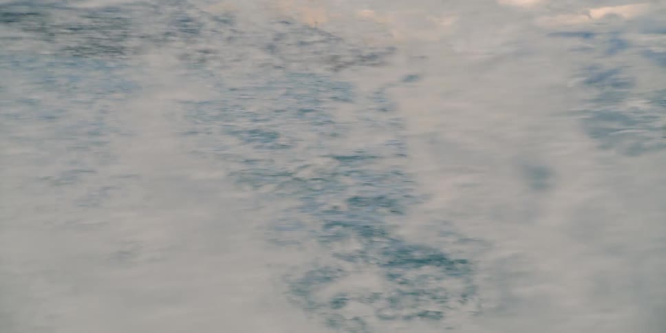 Waves and water splashing in a lake