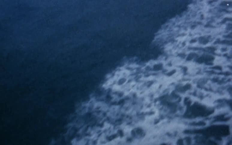 An ocean with water and waves
