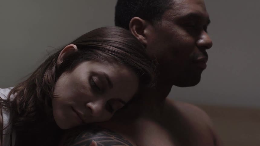 Couple in a state of content