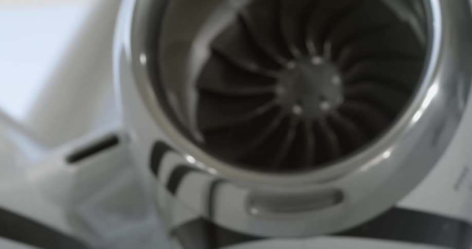 Close up of a helicopter