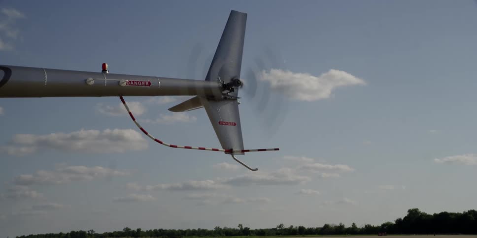 An airplane is displayed during midday