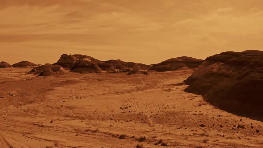Landscape view of the desert