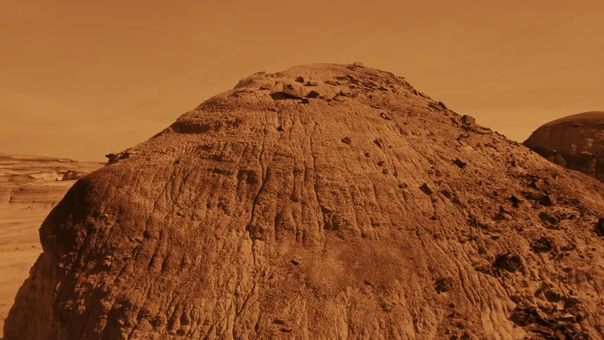 reveal of Mars plateau