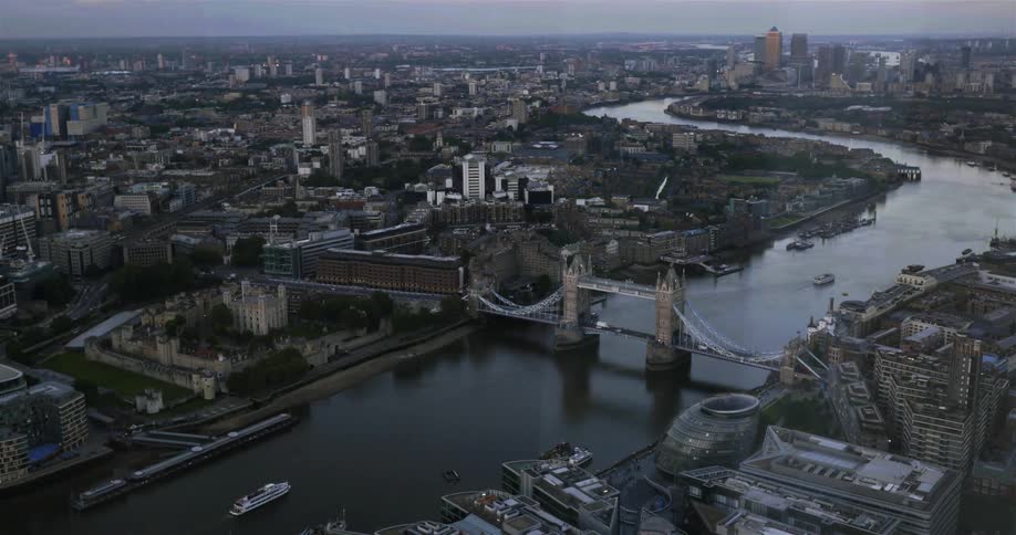London Bridge from the air